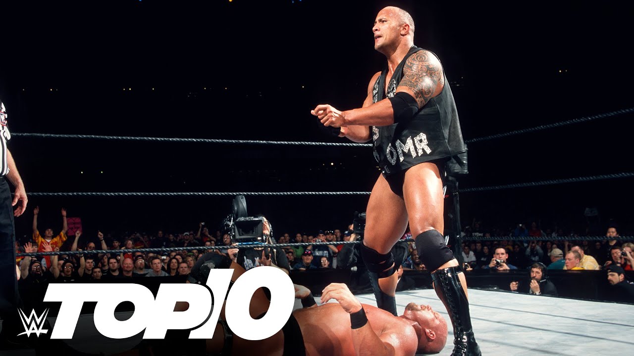 Iconic Rock vs. “Stone Cold” rivalry moments: WWE Top 10, Nov. 28, 2021