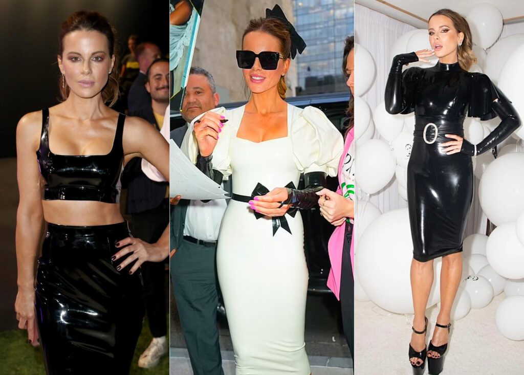 Kate Beckinsale Latex Dress