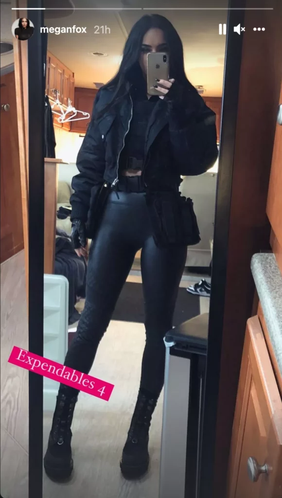 Megan Fox Expendables 4 Outfit
