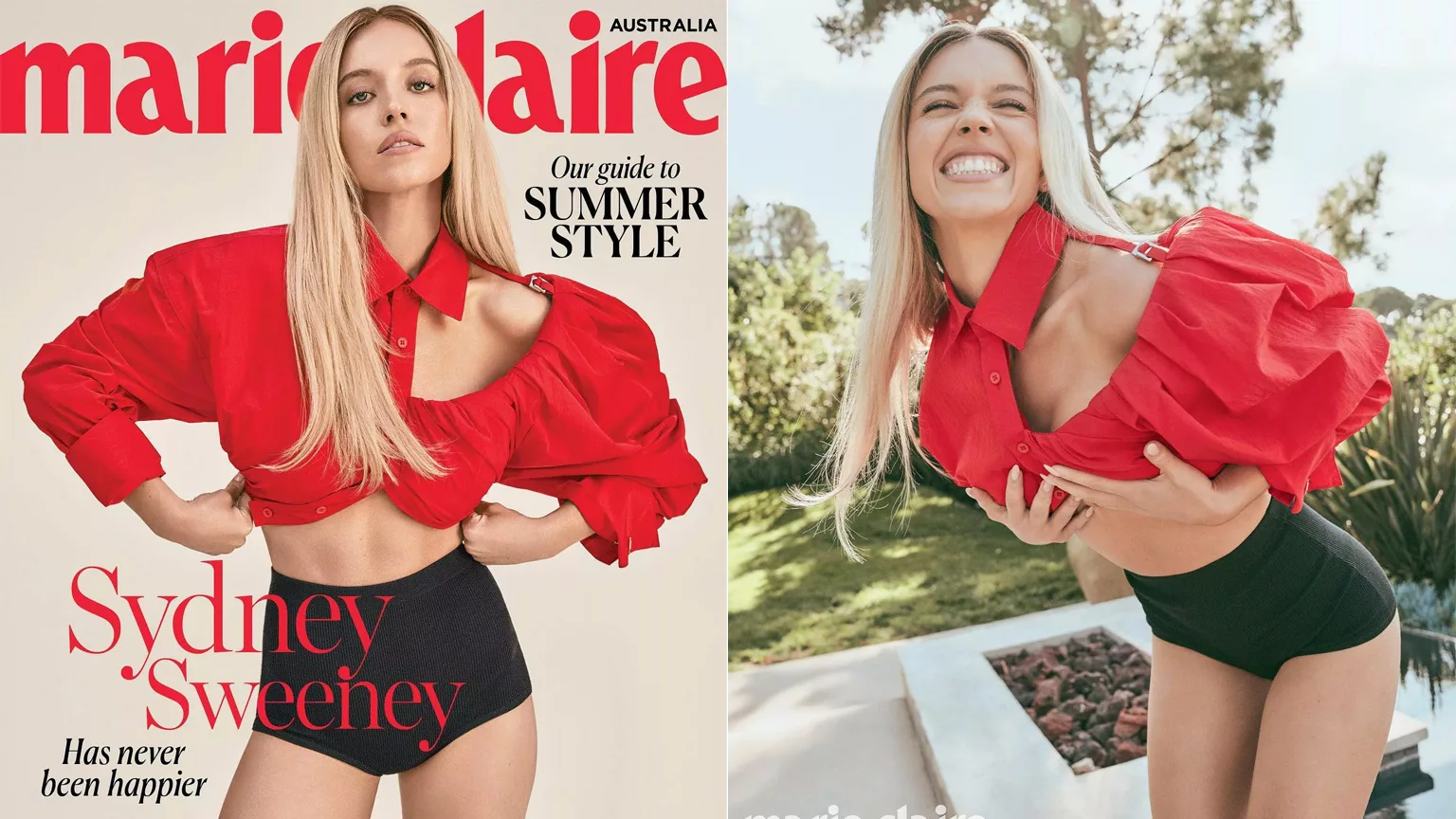 sydney sweeney marie claire australia