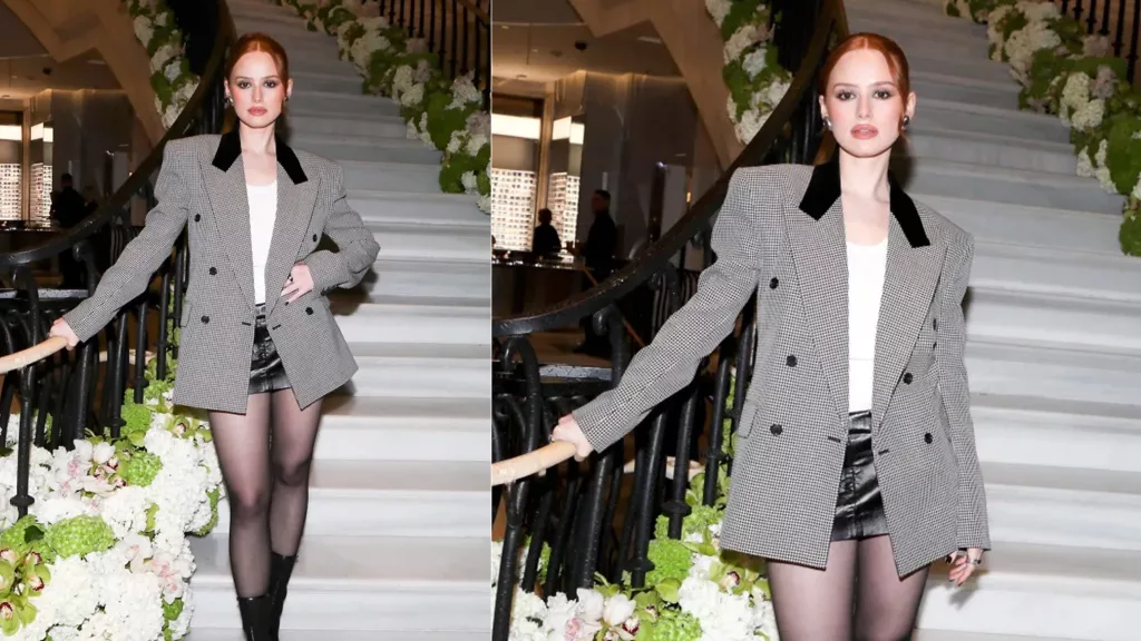Madelaine Petsch Saks Fifth Avenue Grand Opening