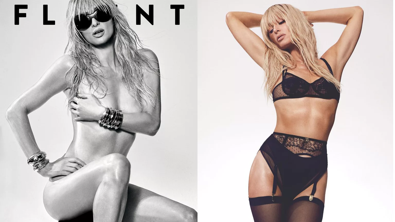 Paris Hilton Flaunt Cover - Fully Nude