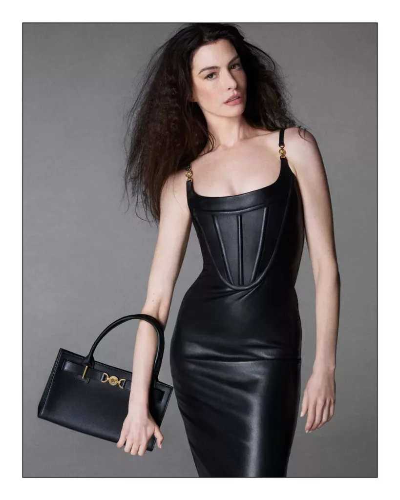 New Anne Hathaway Versace Icons Campaign 2024