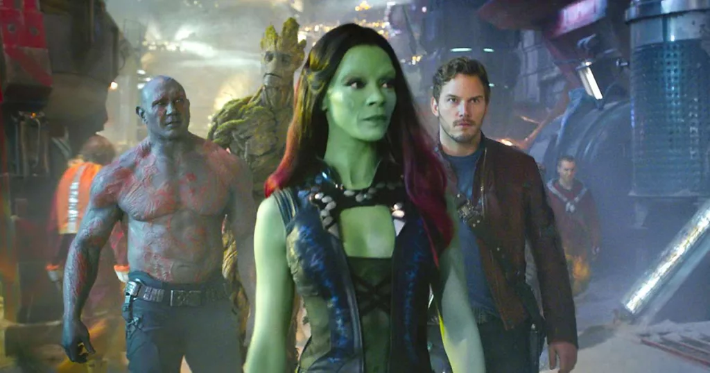 Zoe Saldana as Gamora - Guardians of the Galaxy