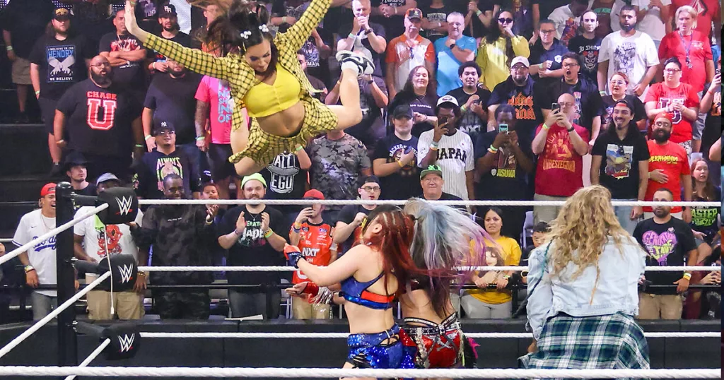Chelsea Green NXT Yellow Skirt 'Clueless' Outfit Top Rope