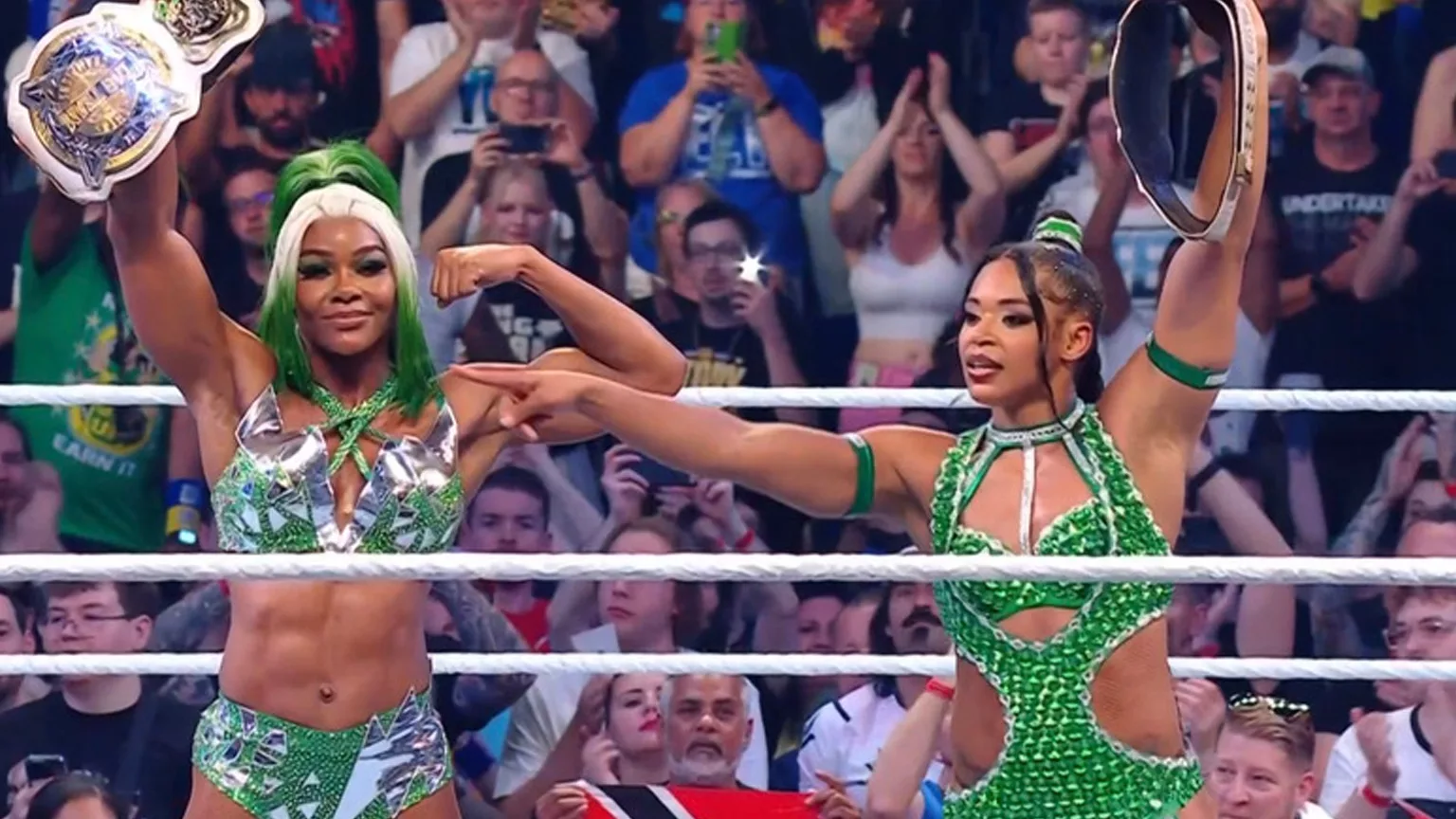 Bianca Belair and Jade Cargill