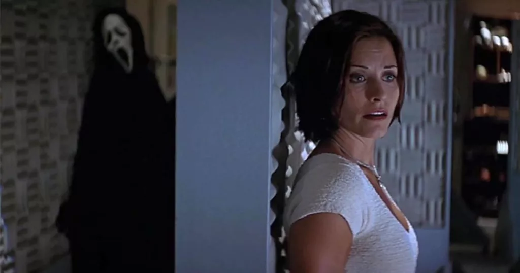 Courteney Cox in Scream 2