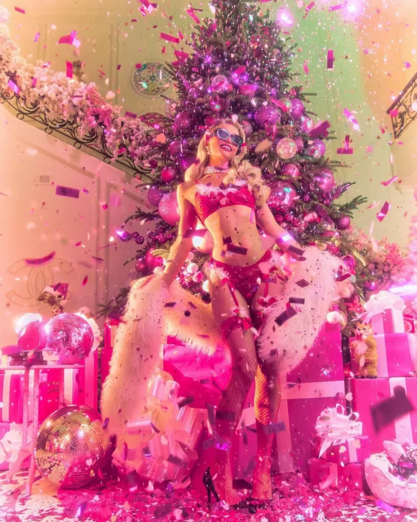 Paris Hilton Christmas