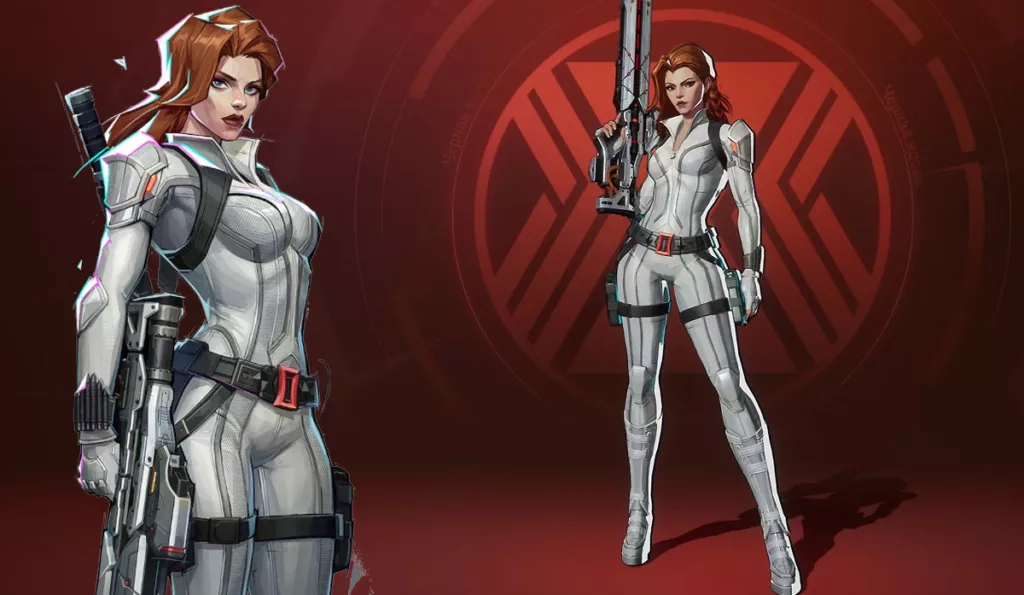 marvel rivals Black Widow White Skin