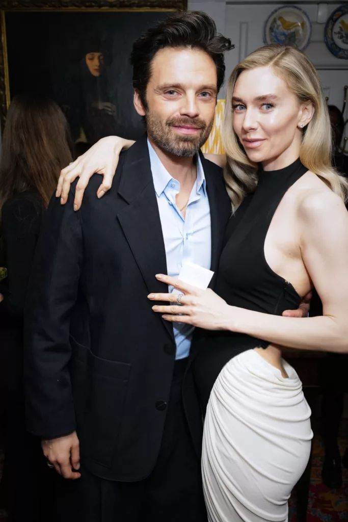 Vanessa Kirby and Sebastian Stan at the Pre-BAFTA Party