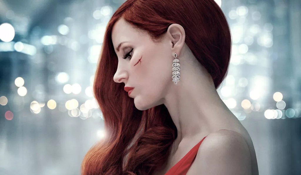 Jessica Chastain in Ava