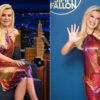 Millie Bobby Brown on The Tonight Show Halter Dress