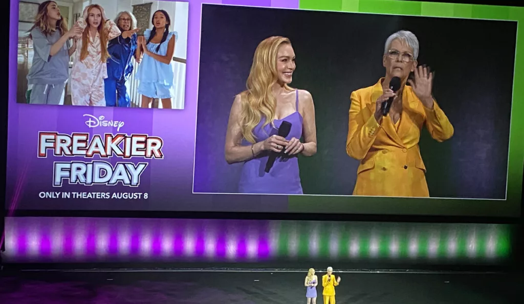 Freakier Friday CinemaCon 2025 Lindsay Lohan