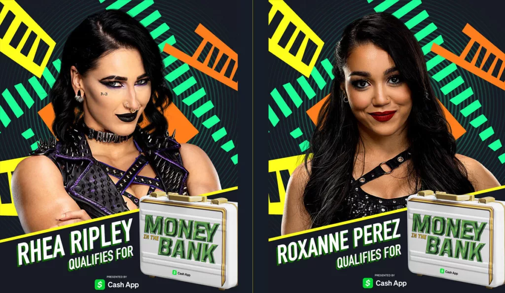 Money in the Bank Rhea Ripley Roxanne Perez