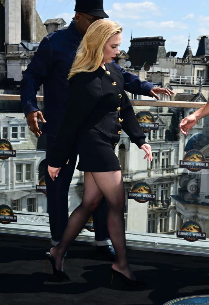 Scarlett Johansson at the Jurassic World Rebirth London Photo Call - Getty Images
