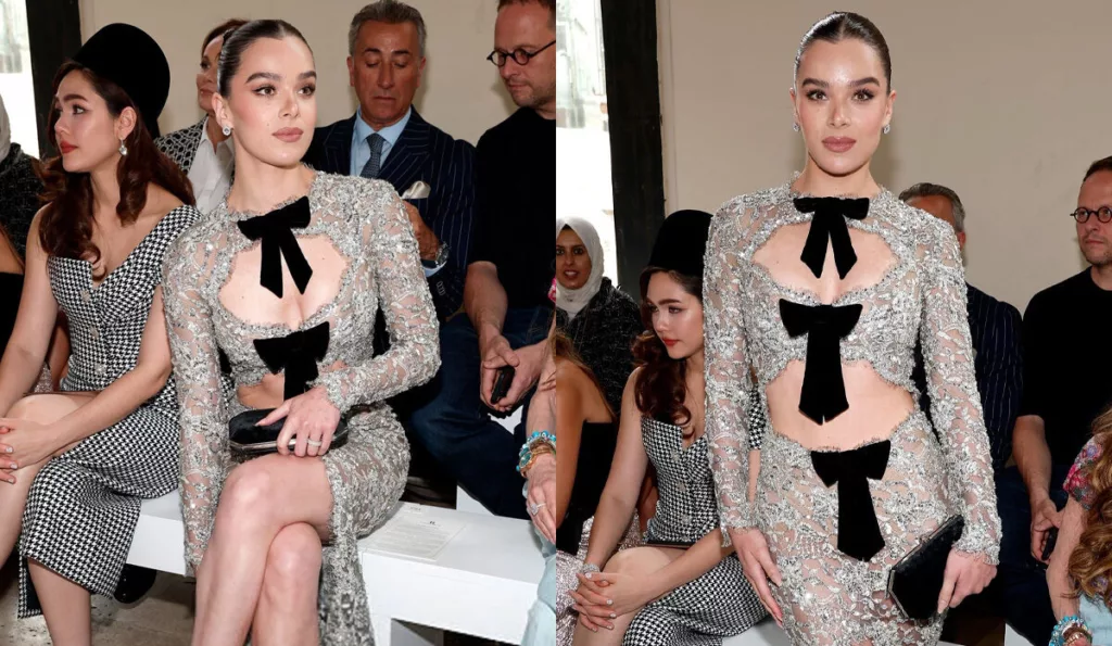 Hailee Steinfeld at Paris Fashion Week
