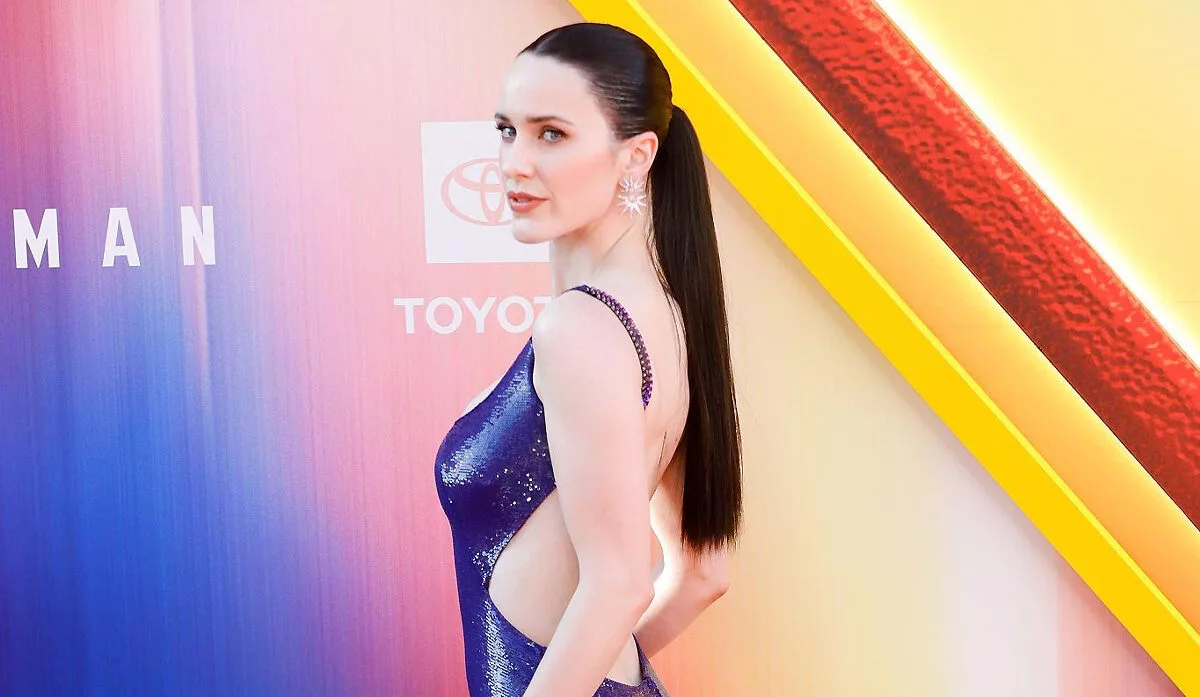 Rachel Brosnahan stuns at the Superman premiere in Los Angeles