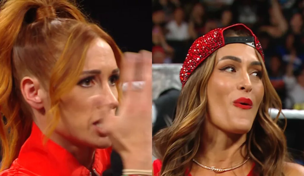 Becky Lynch Nikki Bella WWE RAW