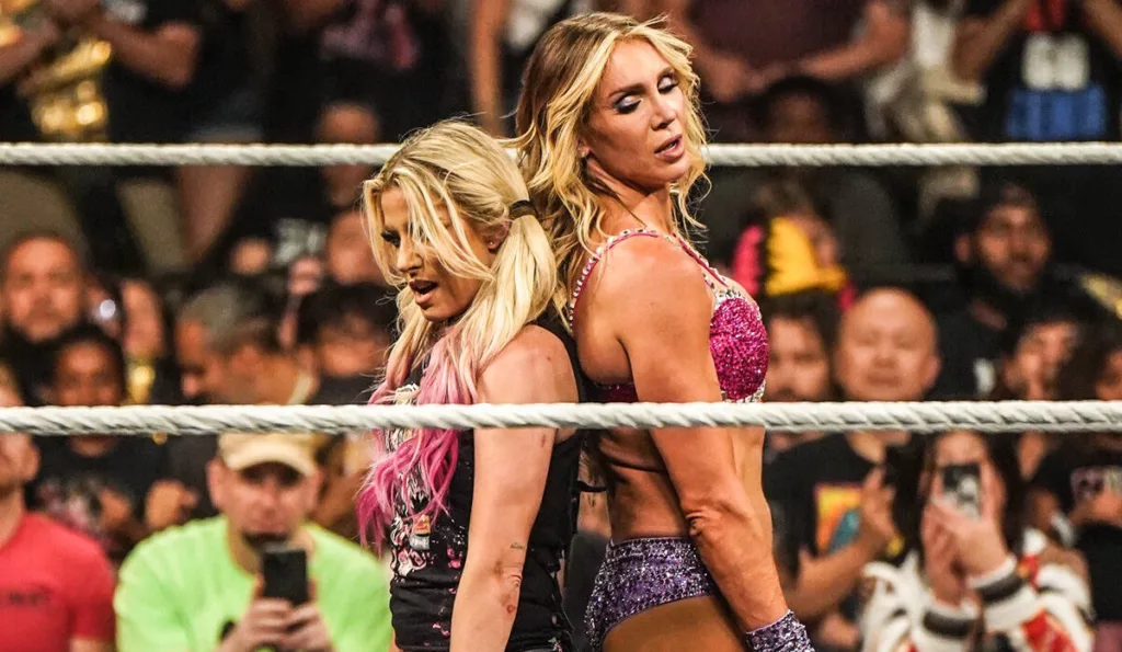 Charlotte Flair and Alexa Bliss WWE