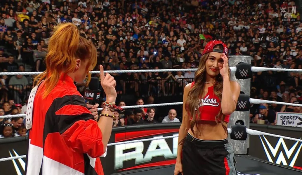 Becky Lynch Nikki Bella WWE RAW