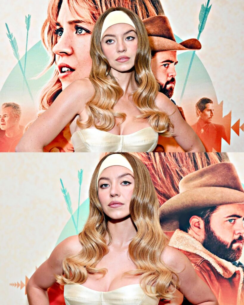 Sydney Sweeney at the Americana premiere in Los Angeles - Getty Images