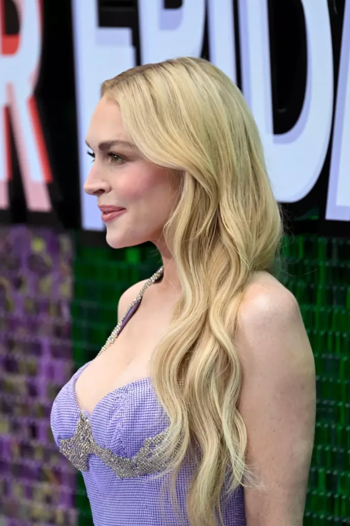 Lindsay Lohan at Freakier Friday Premiere - Getty Images