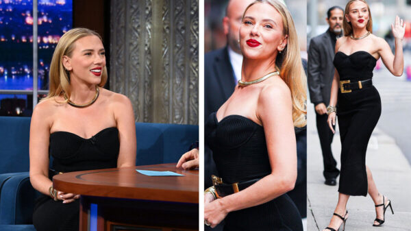 Scarlett Johansson on The Late Show With Stephen Colbert 2025