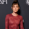 Kristen Stewart Turns Heads in Sheer Maroon Lace Gown at AFI Fest 2025