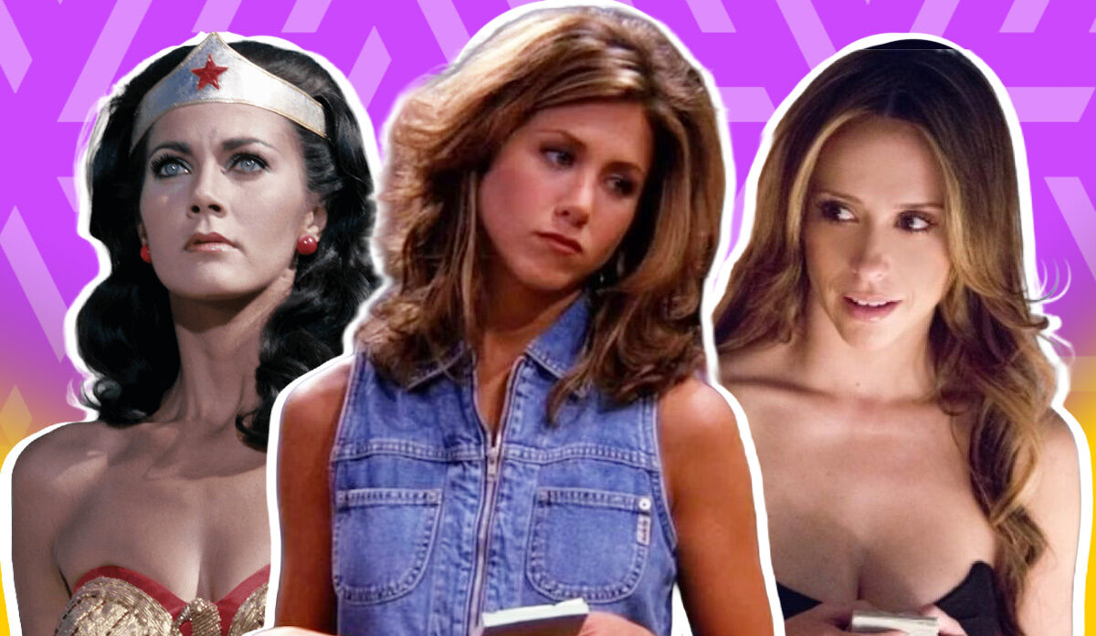 The 20 Most Beautiful TV Actresses Ever, Ranked From Stunning to Iconic - Lynda Carter, Jennifer Aniston, Jennifer Love Hewitt