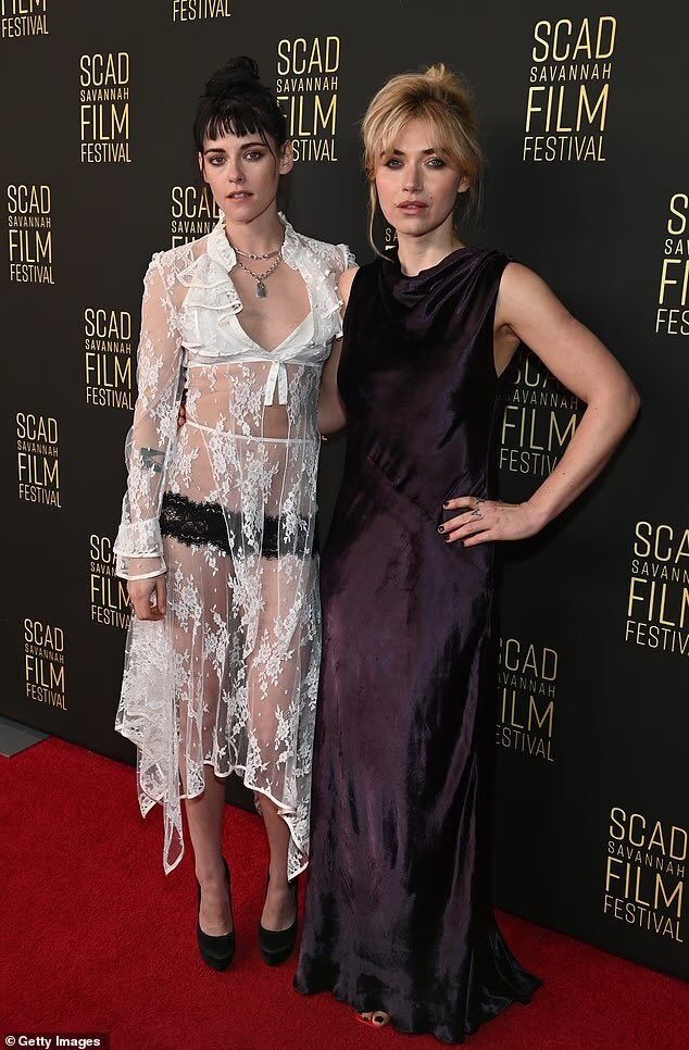 Kristen Stewart at SCAD with Imogen Poots - Getty Images