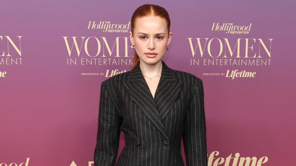 Madelaine Petsch Stuns in Mini Blazer Dress at Women in Entertainment 2025