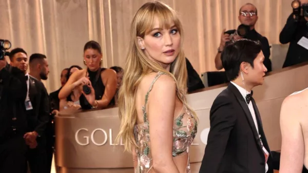 Best Dressed: Jennifer Lawrence’s Naked Dress at the 2026 Golden Globes