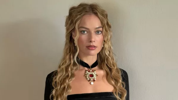Margot Robbie Channels Gothic Glam in Roberto Cavalli for 'Wuthering Heights'