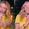 Milly Alcock Goes Full Brazil in a Yellow Jersey at a World Cup Watch Party