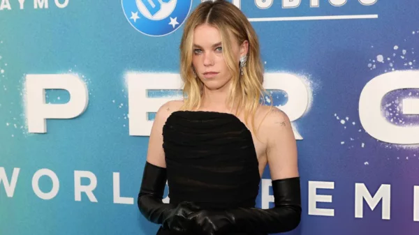 Milly Alcock Brings Catwoman Energy to the Supergirl Premiere in Brooklyn, NY