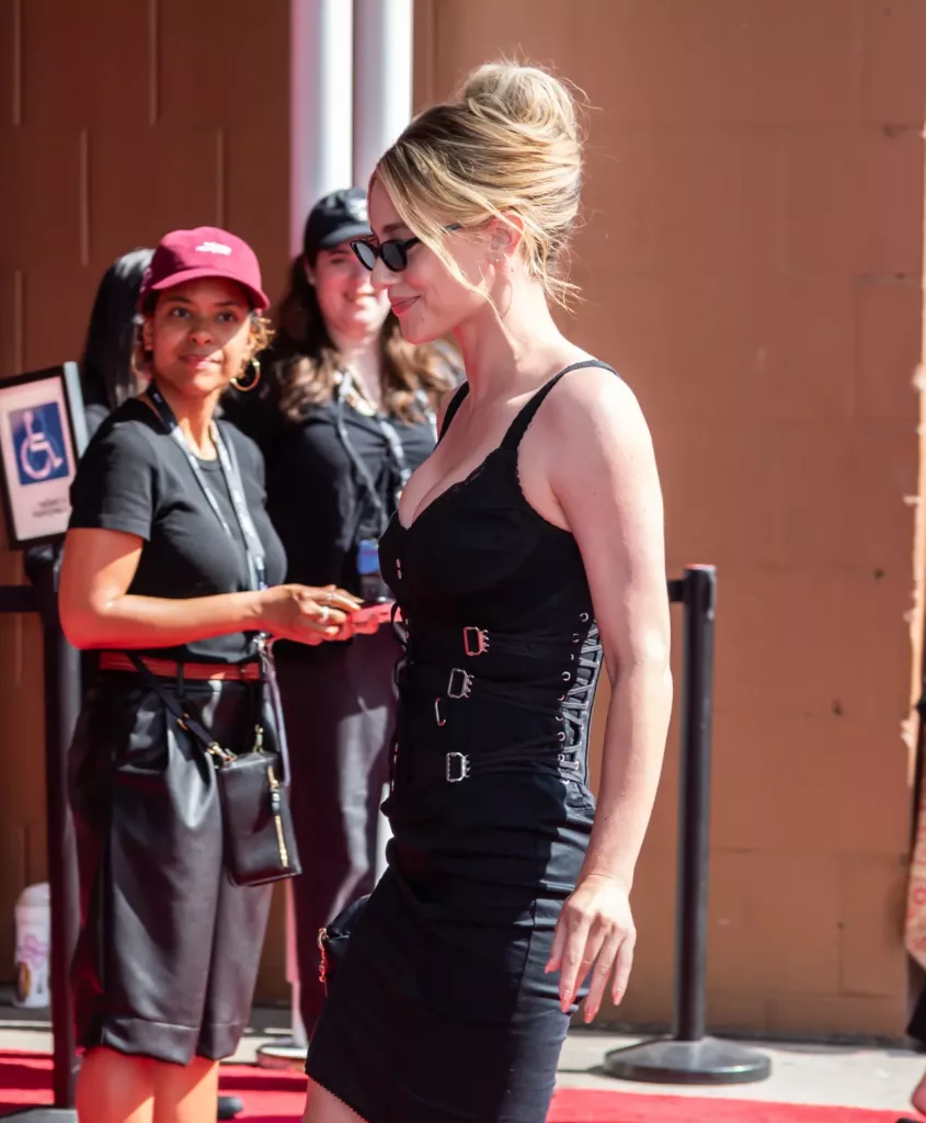 Lili Reinhart Owns the Tribeca Red Carpet in a Black Corset Dress - Getty Images