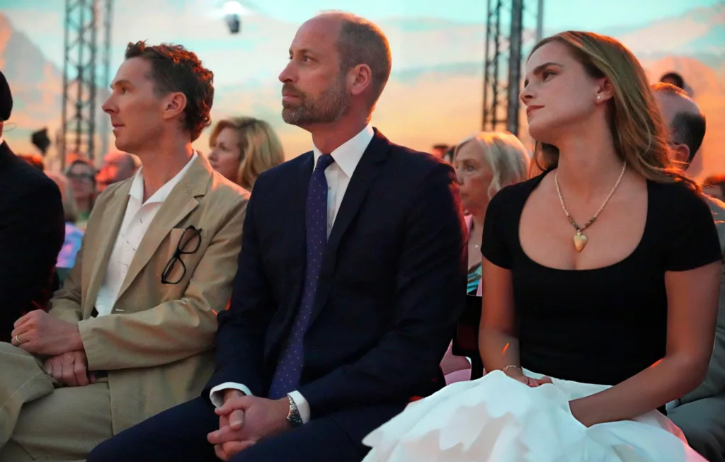 Emma Watson Makes a Rare Appearance in Black-and-White Jacquemus