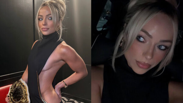 Liv Morgan Brings Her WWE Title to the ESPYs in a Sideless Black Gown