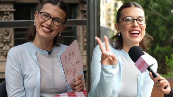 Millie Bobby Brown’s Bold Sheer Street Style During ‘Enola Holmes 3’ Press Tour